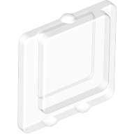 Lego sklo pro okno 1x2x2, průhledná čirá (486240, 4174748)